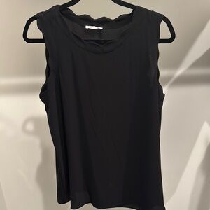 Black Sleeveless Women's Top